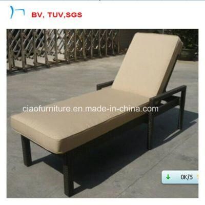 Rattan Furniture Garden Chaise Lounge with Cushion (CF780)