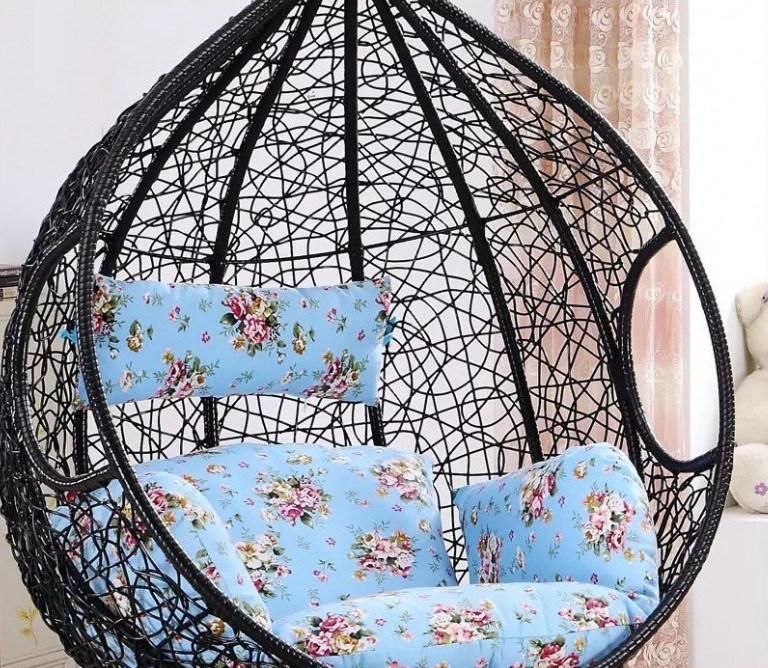 Outdoor Garden Wicker Leisure Padded Stackable Furniture Chair with Cushions
