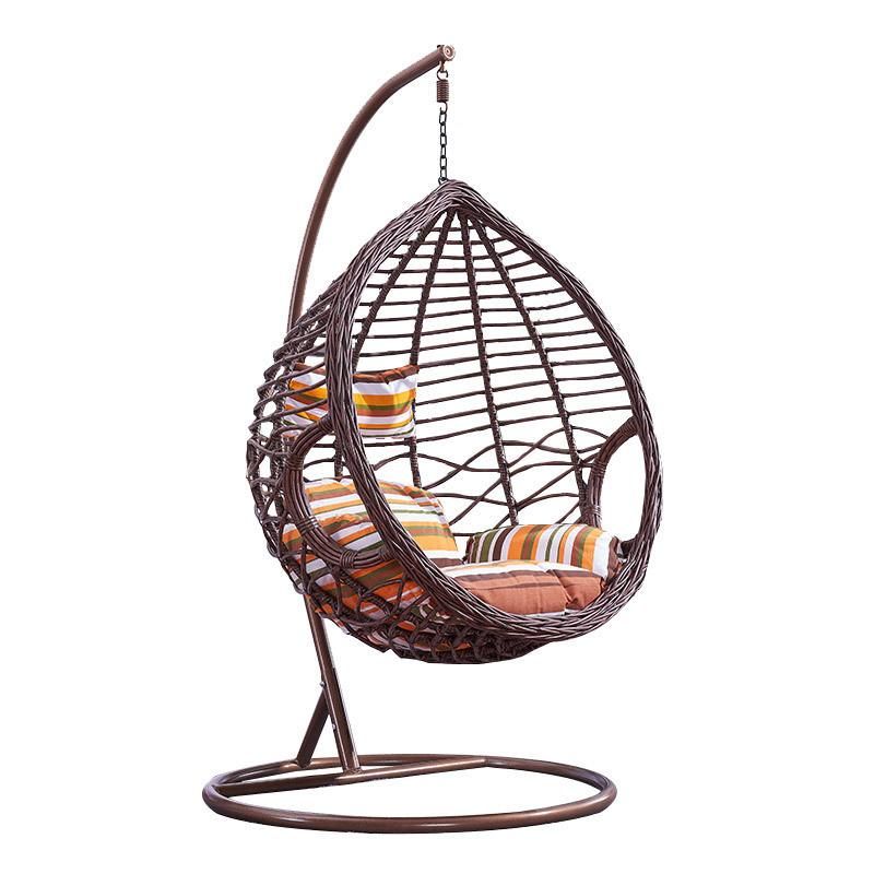 Leisure Comfortable Hanging Egg Rattan Garden Ratio Headrest Swing Chair