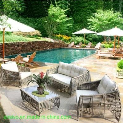 Cubed Rattan Garden Furniture Set Outdoor Rattan Dining Set