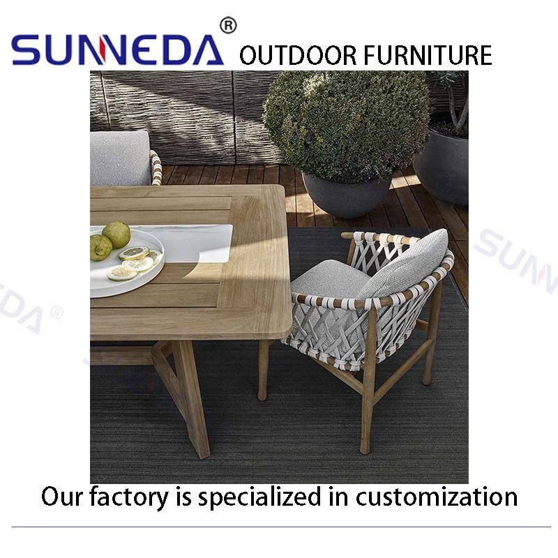 Italian Style Leisure Classic Durable Soft Outdoor Chair Furniture Set
