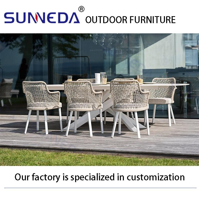 Hot Sale Outside Teak Garden Patio Picnic Furniture Dining Outdoor Table and Chair