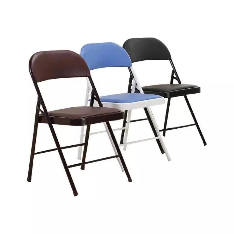 Modern Design Portable Metal Leg Hotel Fishng Dining Folding Chair