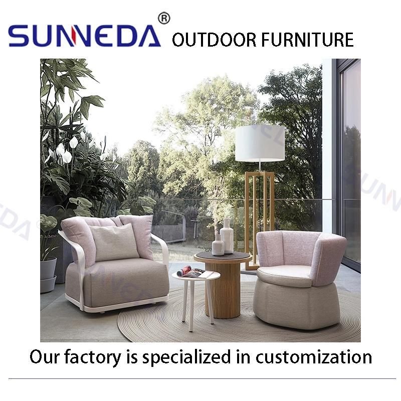 Exquisite Style Restaurants Cafe Minimalism Design Outdoor Furniture Set (Accept Customized)