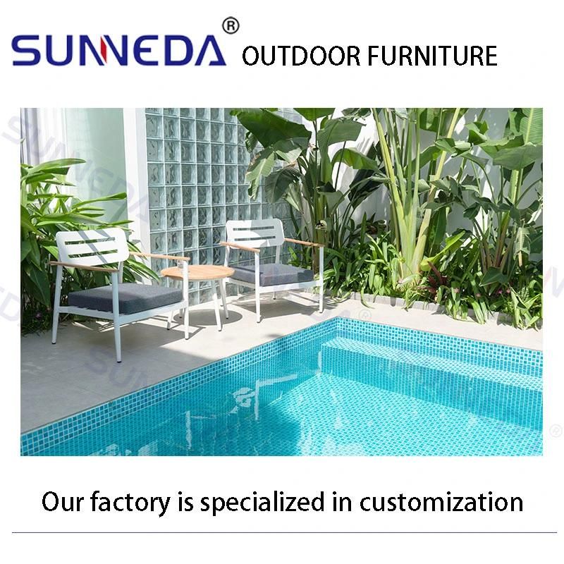 Outdoor Sofa Furniture Set Upholstered Waterproof Aliminum Patio Garden Furniture