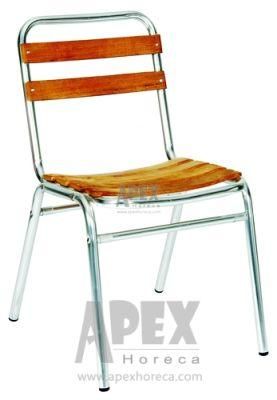 Aluminium Teak Chair Outdoor Furniture Wood Chair Without Arm (AS1001AW)