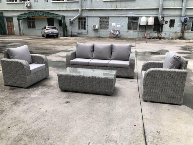 Waterproof Customized Darwin or OEM Garden with Storage Outdoor Furniture Corner Sofa