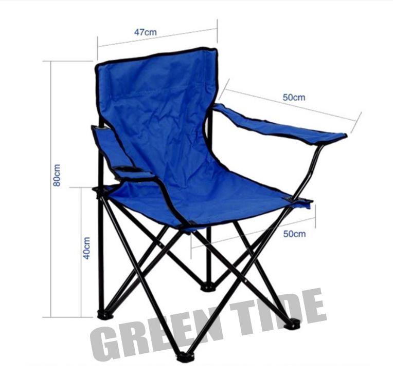 Outdoor Portable Folding Chair Fishing Camping Beach Picnic Chair with Cup Holder