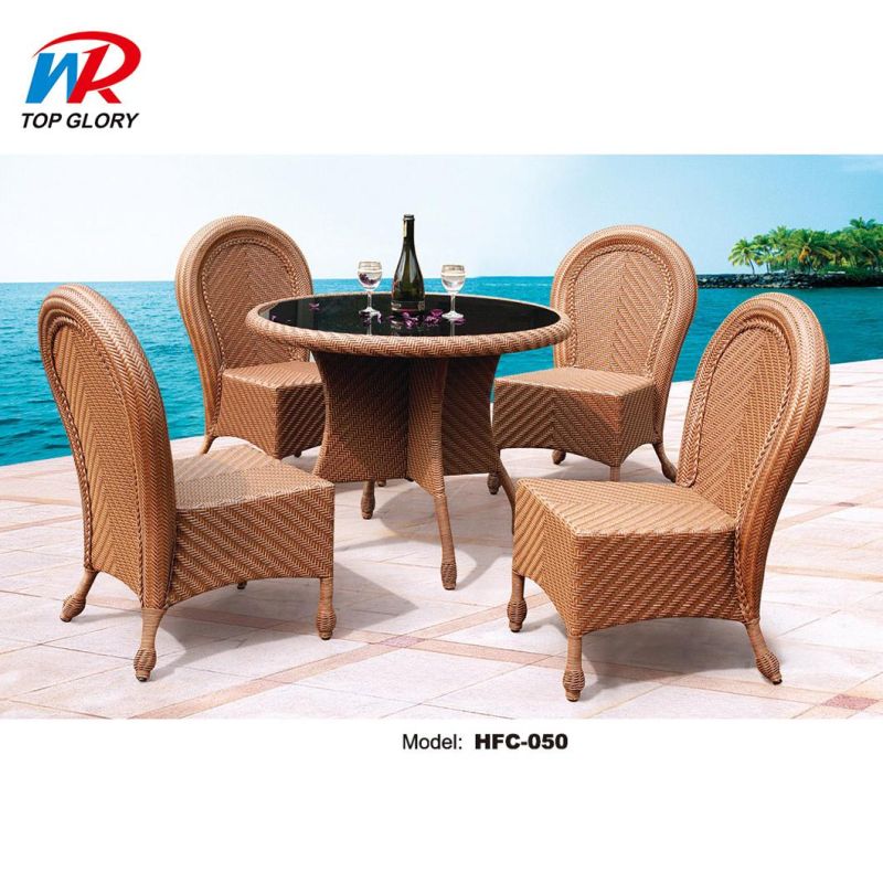 New Design Modern High Quality Outdoor Rattan Chair and Table