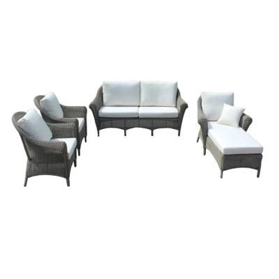 Outdoor Furniture Plastic Rattan Sofa Set CF1041