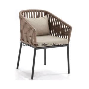 Metal and Fabric Garden Chair for Hotel Use