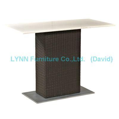 Garden Table Outdoor Restaurant Dining Table Rattan Table