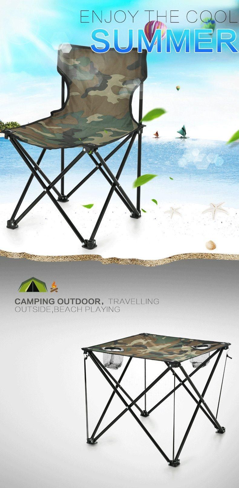 Direct Factory Folding Camping Table Set with 5 Pieces