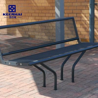 Custom Made Modern Stainless Steel Garden Seating Bench for Park