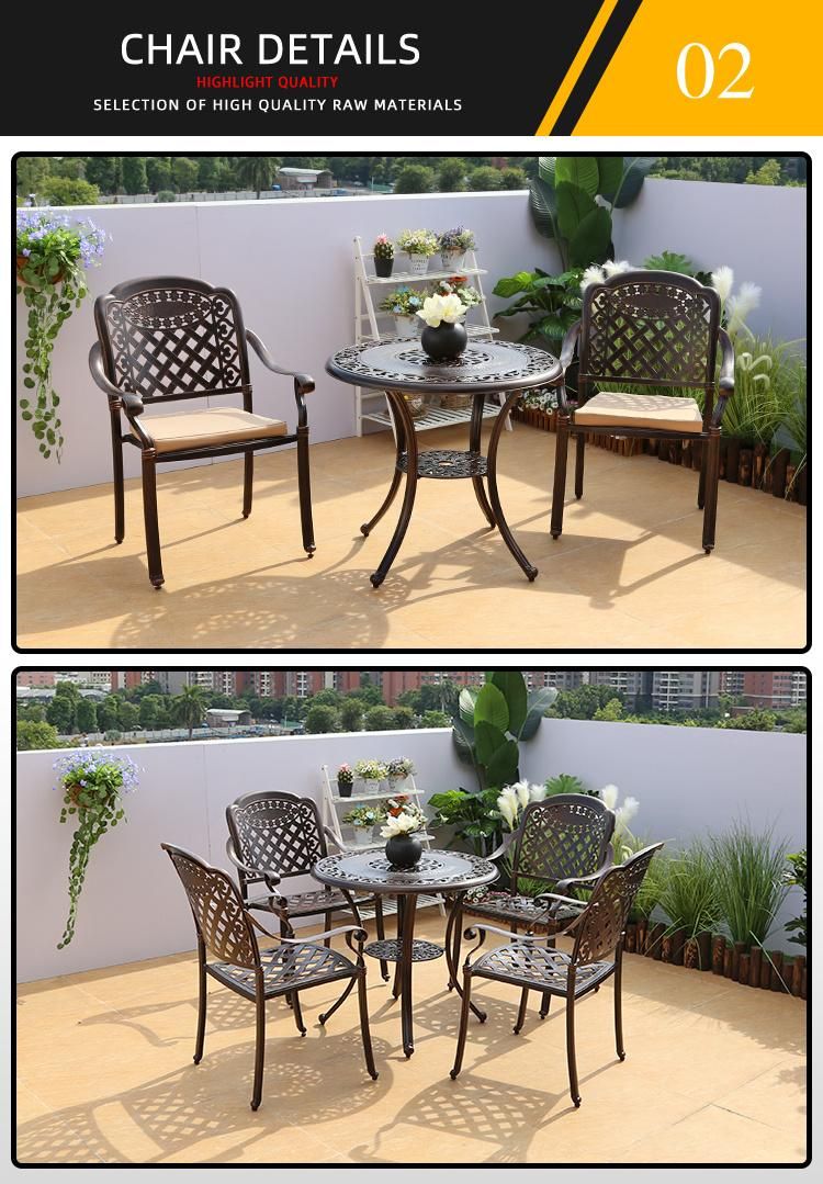 Luxury Garden Furniture Cast Aluminum