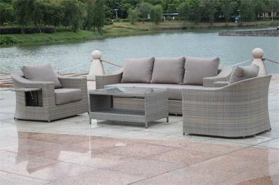 Modern Combination Darwin or OEM Aluminium Sofas Rattan Corner Sofa
