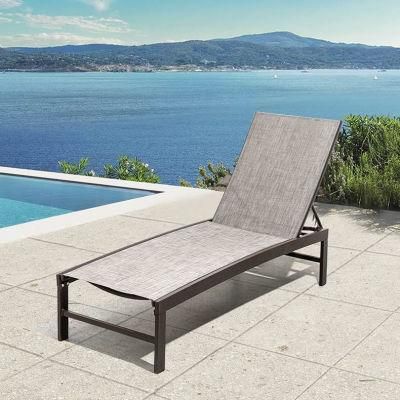 2022 New Design Wholesale Sun Lounger Beach Swimming Pool Sun Deck Lounge Chair