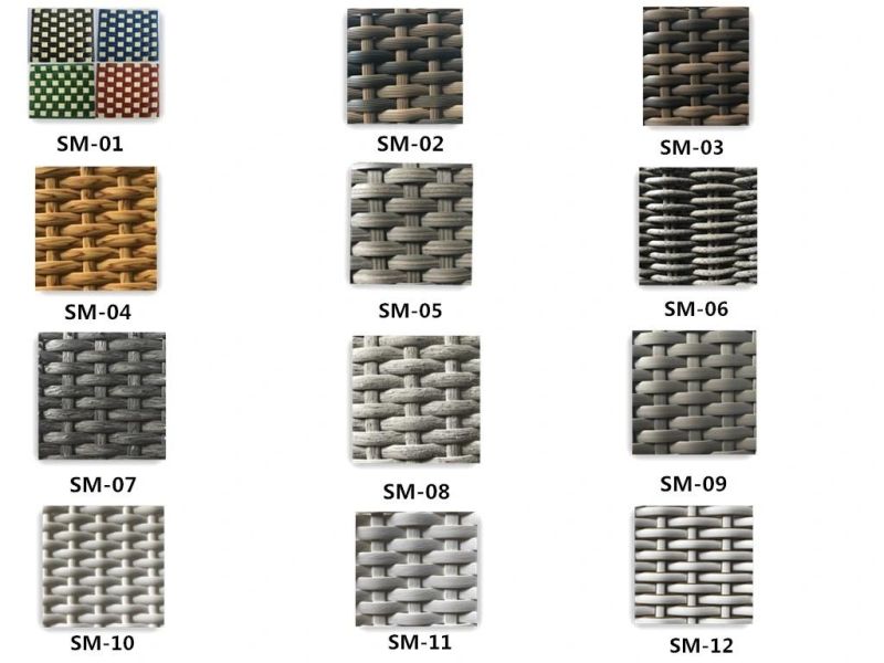 Hot Sale Synthetic Rattan Outdoor Recliner Lounge Bench Chair