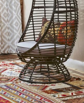 Outdoor Birdcage 2022 Rattan Chair Courtyard Open-Air Nordic Rattan Leisure Terrace Rattan Rattan Rattan