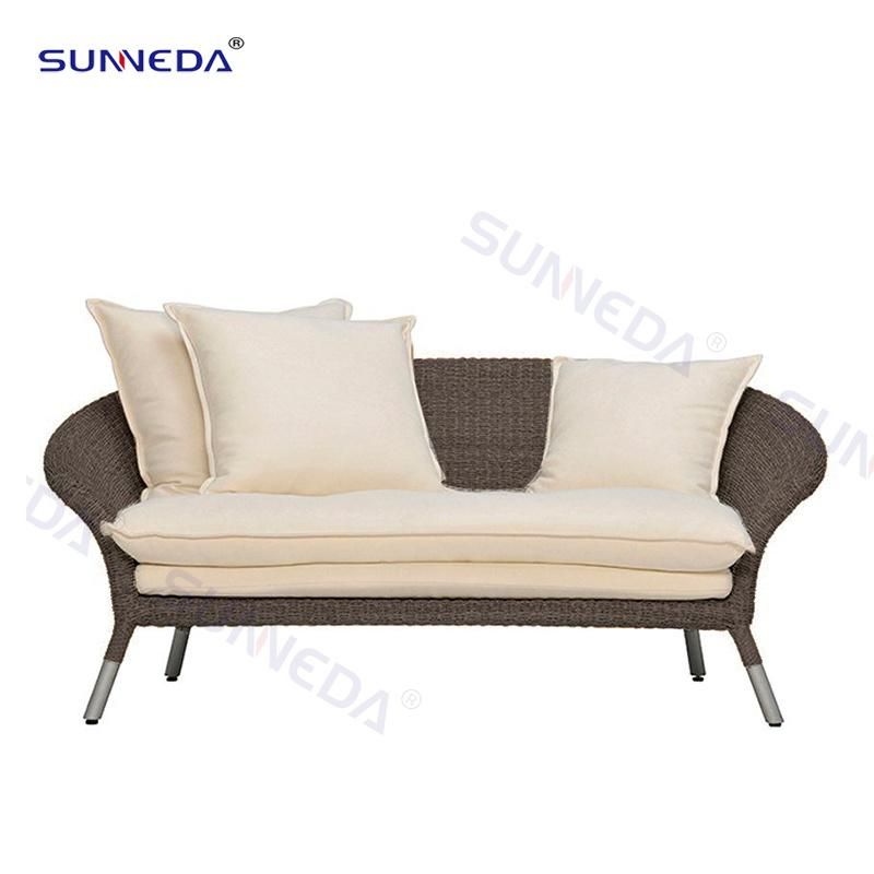 Popular Outdoor Rattan Sofa Coffee Table Set Leisure Sofa