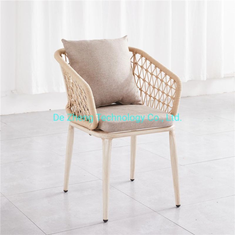 Home Furniture Living Room Dining Chair Aluminum Outdoor Design Restaurant Chair Modern Design Leisure Metal Wedding Chair