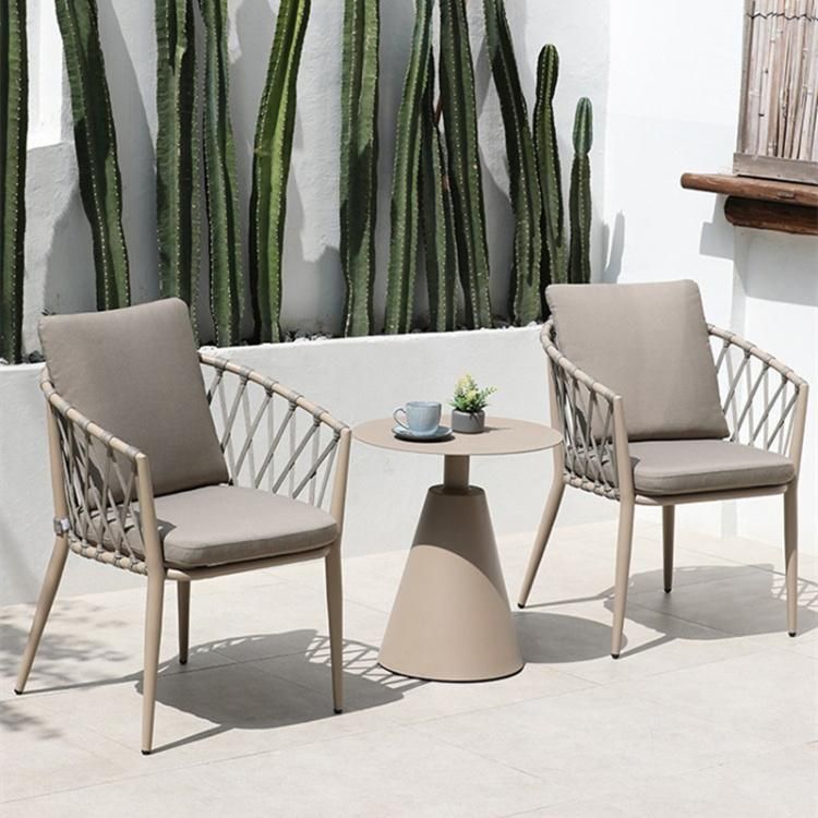 Hotel Restaurant Rattan Outdoor Living Outdoor Catering Dining Furniture Set