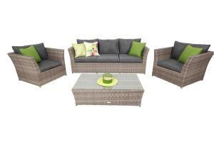 Outdoor Garden Rattan Wicker Conversation Furniture Fashion Sofa Set