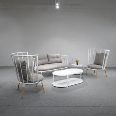 3 Years Fabric+High Density Foam Two Seater Outdoor Modular Garden Sofa