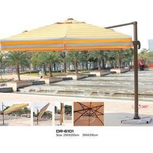 Square Roma Patio Umbrella Sun Garden Parasol with Marble Base