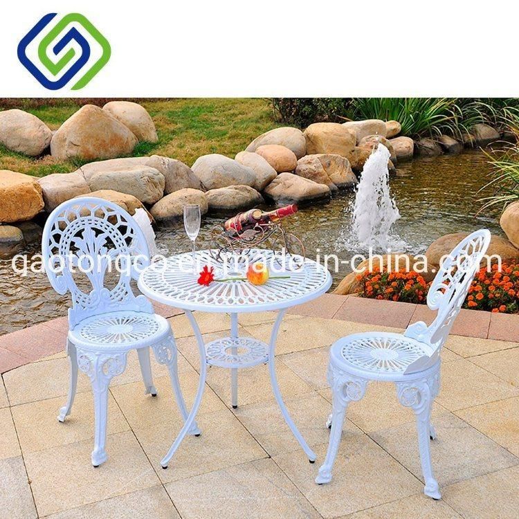Outdoor Sunbed Lounger Beach Sunbed Chair Cast Aluminum Chaise Lounge
