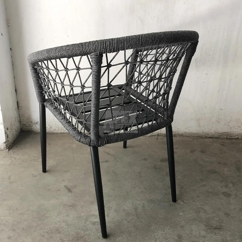 Outdoor Garden Patio Bistro Morden Beach Dining Balcony Rope Chair