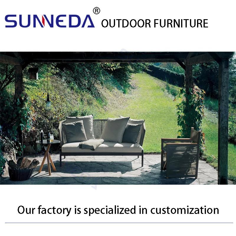 Factory Directly Sell Fashion Rainproof Leisure Studio Pub Backyard Pool Sofa Furniture Set
