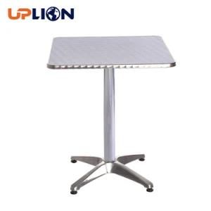 Uplion Wholesale Bistro Terrasse Table Outdoor Coffee Table Aluminium Outdoor Bar Table