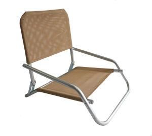 Low Seat Beach Chair Folding Chair Beige