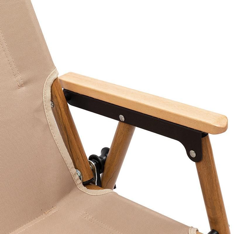 Willestoutdoor Beech Folding Chair Camping Beach Solid Wood Butterfly Chair Mountain Camping Leisure Chair