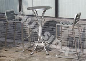 Outdoor Leisure Bar Stool with Round Table