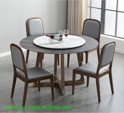 Widely Used Modern Dining Wooden Chair for Sale/Wholesale PU Covers Natural Wooden Chairs Dining Chairs