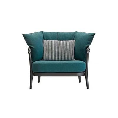 Rattan Chair Common Chair Heavy Duty White Great Steel Frame Style Outdoor Furniture Cushion Garden Feature