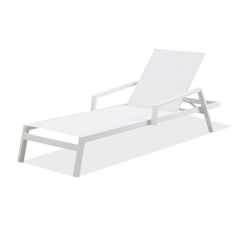 Adjustable High Quality Rattan Sun Lounger