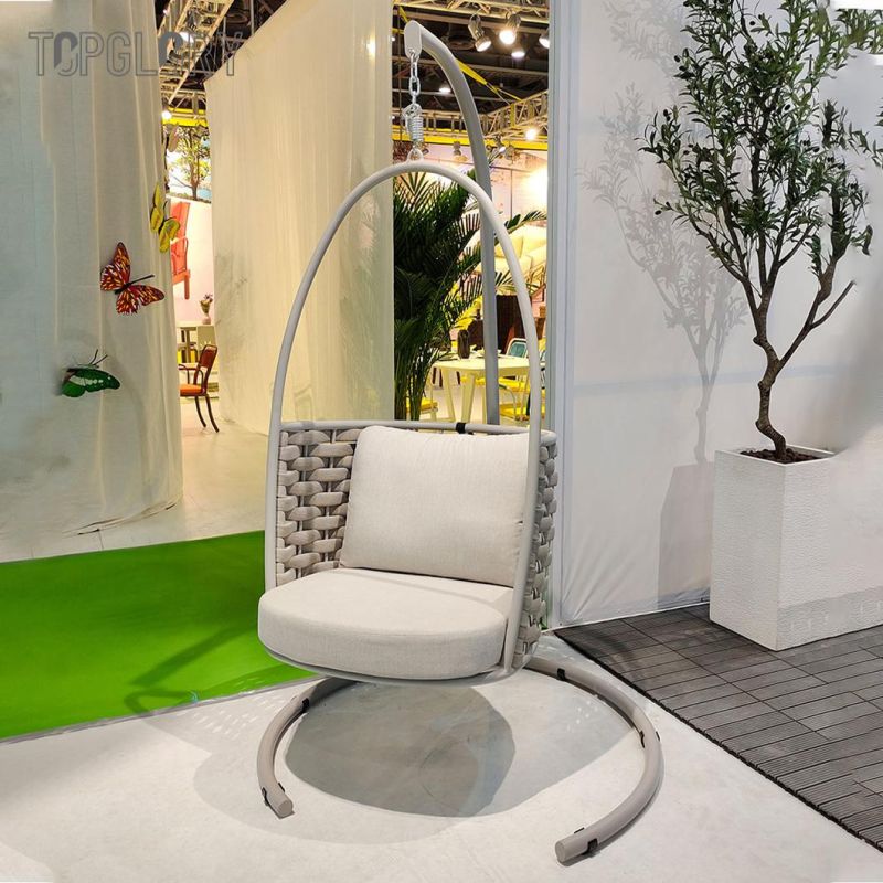 Customized New OEM Foshan Outdoor Swing Swinging Chair Patio Swings with Factory Price