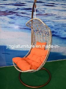PE Rattan Garden Swing Hanging Chair with Cushion (JJ-S833)