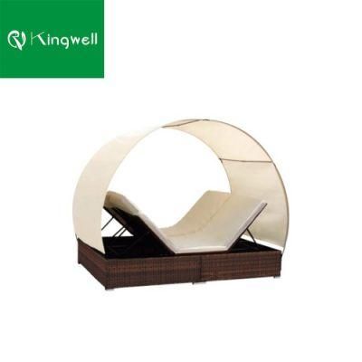 Modern Top Quality Garden Daybed Outdoor Bed Double Sun Lounger Outdoor Furniture