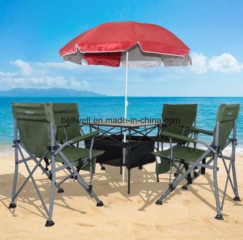 The Armrest Folding Camping Chair with Carrying Bag