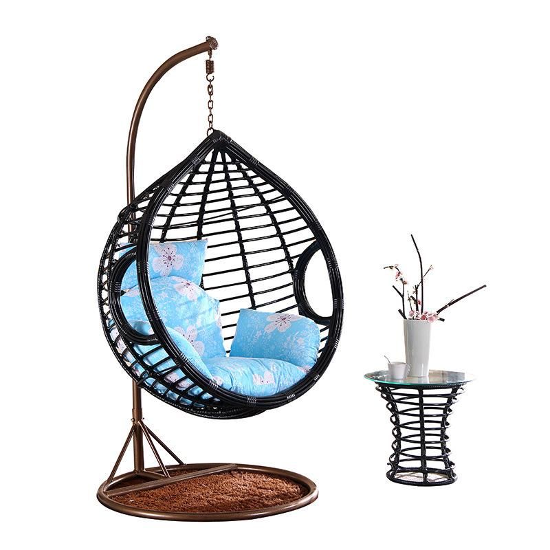 Outdoor Home Garden Balcony Recreational Rattan Wicker Hanging Swing Chair