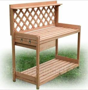 Wood&#160; Planter&#160; Potting&#160; Bench&#160; Outdoor&#160; Garden&#160;