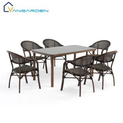 New Style Aluminum Terrace Balcony Outdoor Patio Table and Chairs Garden Furniture