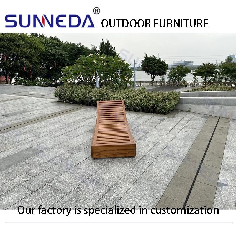 High Quality Modern Beach Chaise Outdoor Furniture Garden Leisure Chair Patio Poolside Sun Lounger