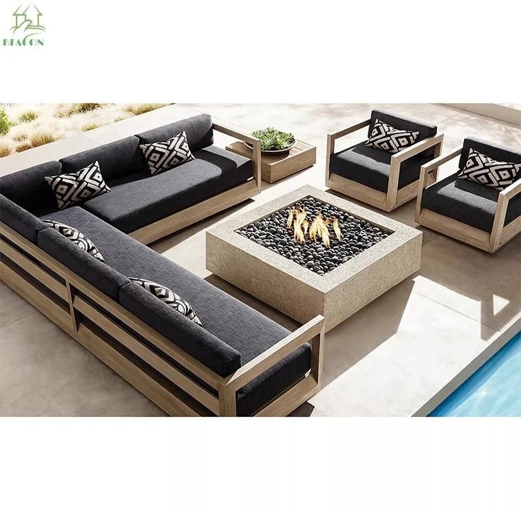 Modern Combination Darwin Modular Powder Coating Aluminum Bench Garden Sofa
