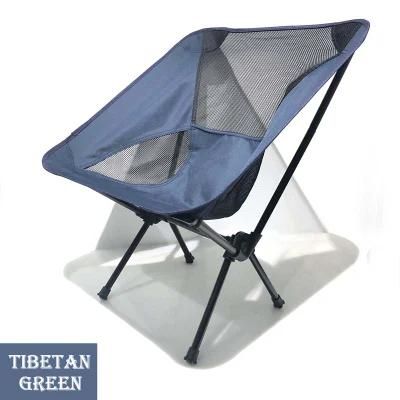 Tibetan Green Outdoor Portable Folding Chair Beach Chair Camping Fishing Space Chair