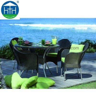Classic Garden Wicker Dining Table Set Wholesale Wicker Dining Table Set